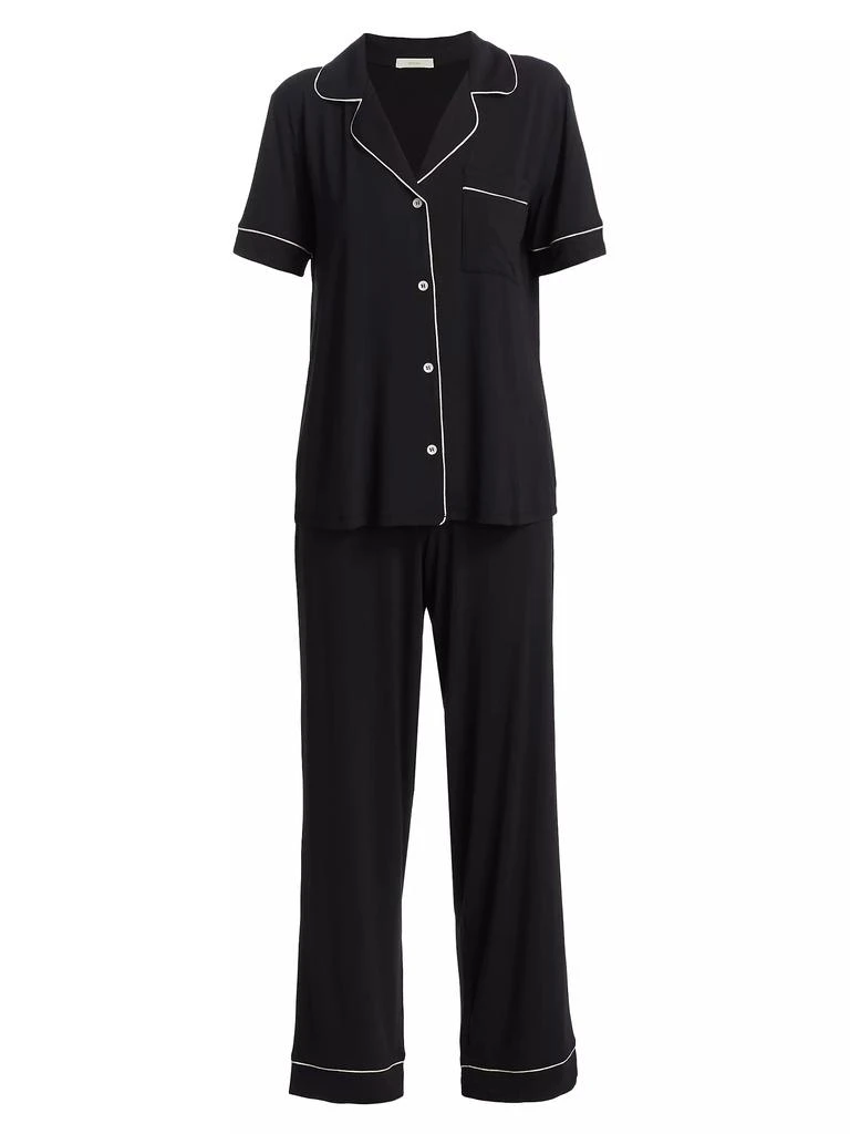 商品Eberjey|Gisele Short-Sleeve Top & Pants Pajama Set,价格¥1101,第1张图片