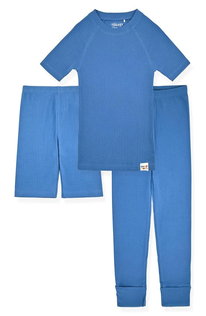 商品Sleep On It|Kids' Organic Cotton 3-Piece Pajama Set,价格¥73,第1张图片