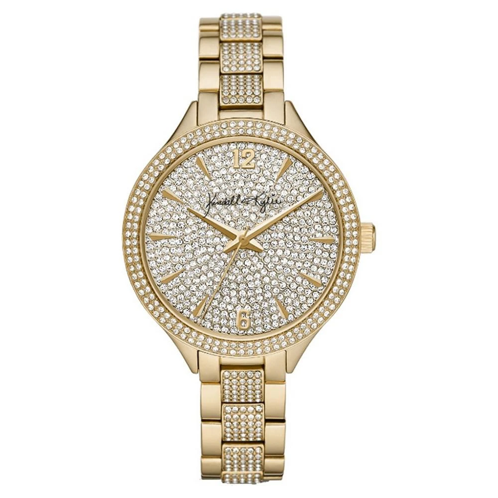 商品KENDALL & KYLIE|Women's Gold-Tone Metal Alloy Bracelet Watch 40mm,价格¥114,第1张图片