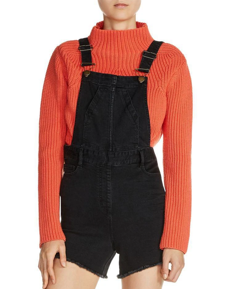 商品Maje|Ilvira Denim Shortalls,价格¥926,第1张图片