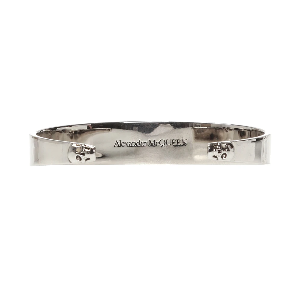 ALEXANDER MCQUEEN 银色男士手镯 607134-J160Y-0446 商品