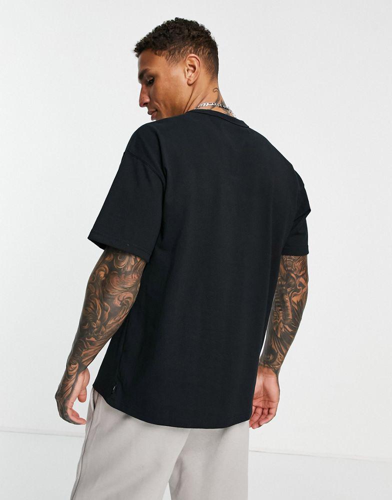 Nike Premium Essentials oversized heavyweight t-shirt in black商品第2张图片规格展示