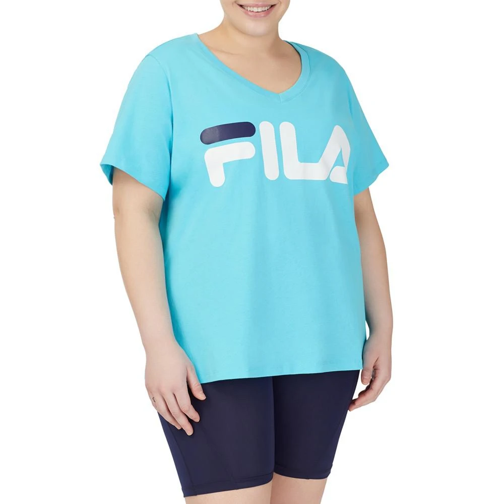 商品Fila|Plus Size Cotton Time Honored T-Shirt,价格¥105,第1张图片