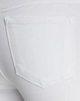 商品J Brand|Mid Rise 811 Skinny Jeans in Blanc,价格¥738,第4张图片详细描述