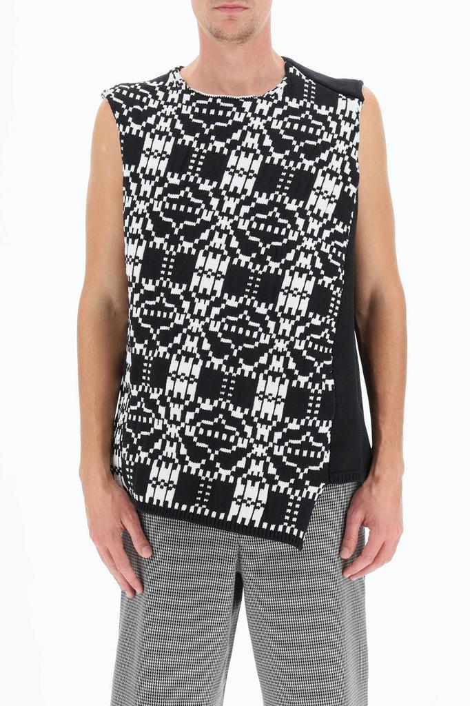 商品Comme des Garcons|Comme des garcons homme plus asymmetric sleeveless sweater,价格¥1610,第4张图片详细描述