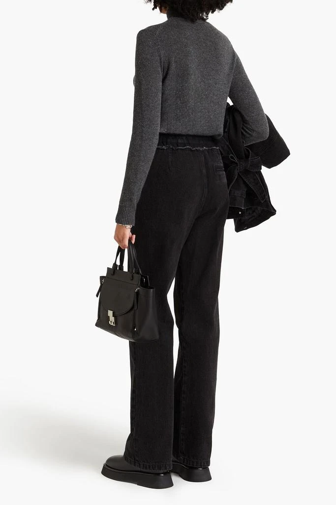 商品3.1 Phillip Lim|Frayed high-rise straight-leg jeans,价格¥731,第3张图片详细描述