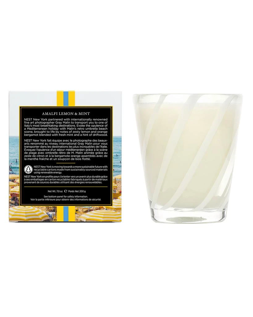 商品NEST New York|x Gray Malin 8.1 oz. Amalfi Lemon & Mint Classic Candle,价格¥372,第4张图片详细描述