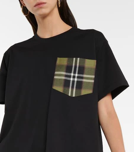 商品Burberry|Vintage Check cotton T-shirt,价格¥4039,第4张图片详细描述