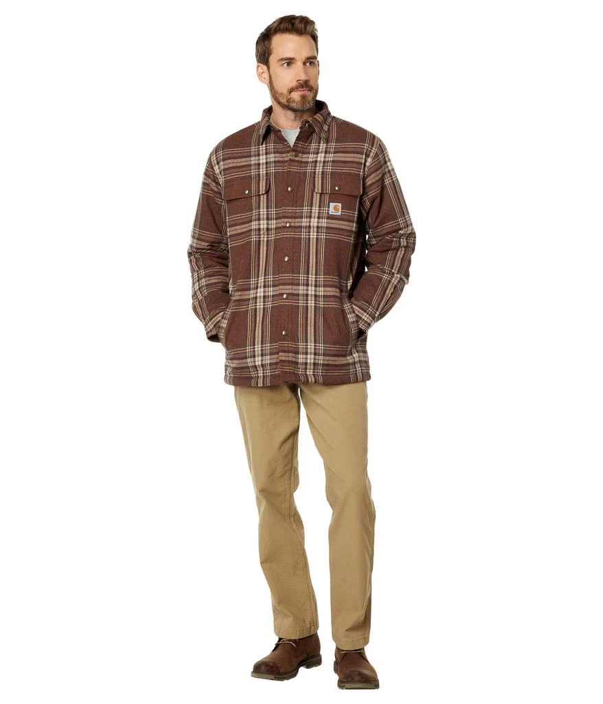 商品Carhartt|Relaxed Fit Flannel Sherpa-Lined Shirt Jac,价格¥409,第4张图片详细描述