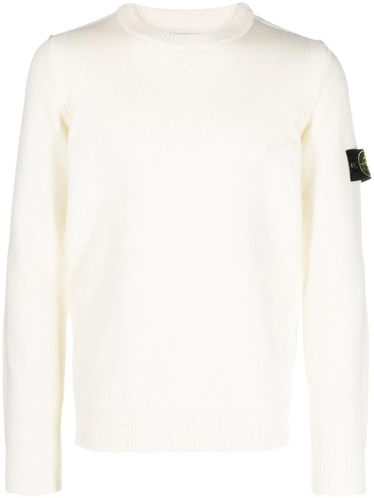 商品Stone Island|STONE ISLAND - Wool Pullover With Logo,价格¥2345,第1张图片