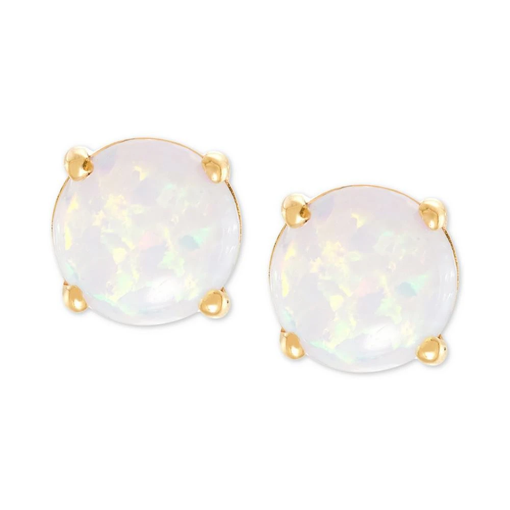 Birthstone Stud Earrings in 14k Gold or 14k White Gold 商品
