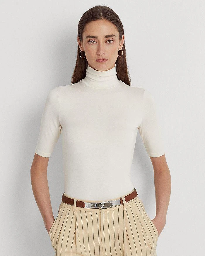 商品Ralph Lauren|Elbow-Sleeve Turtleneck,价格¥518,第4张图片详细描述