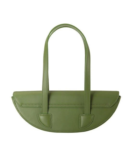 商品yieyie|Y04 Riri Halfmoon Shoulder Bag Green Tea,价格¥1647,第3张图片详细描述