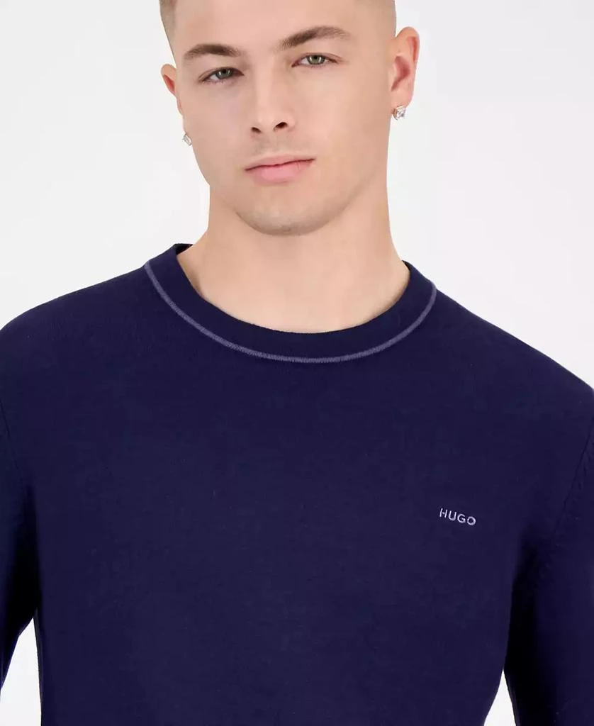 商品Hugo Boss|Men's San Cassius Logo Crewneck Sweater,价格¥510,第2张图片详细描述