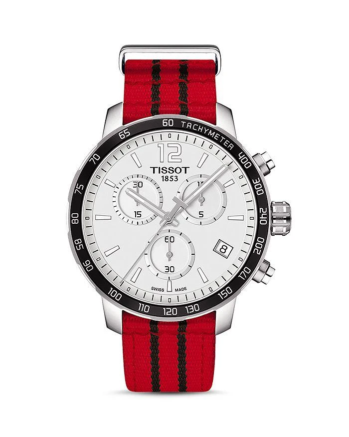 商品Tissot| 天梭 时捷系列 NBA球队款 芝加哥公牛队 红色 石英男表 42mm,价格¥2952,第1张图片