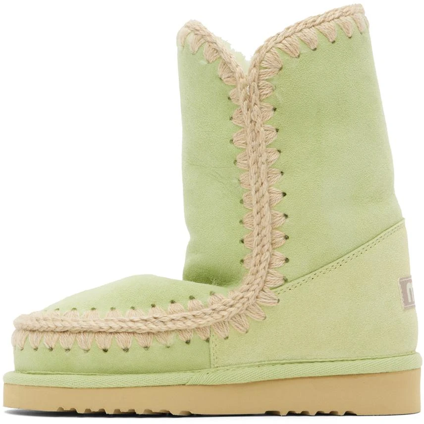 商品Mou|SSENSE Exclusive Green 24 Boots,价格¥2480,第3张图片详细描述
