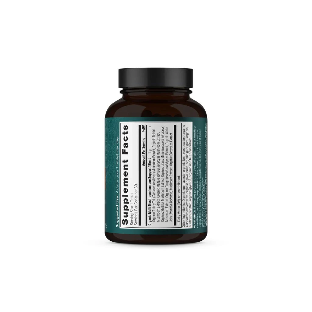 商品Ancient Nutrition|Multi Mushroom Daily Immune Defense | Tablets (30 Tablets),价格¥227,第3张图片详细描述
