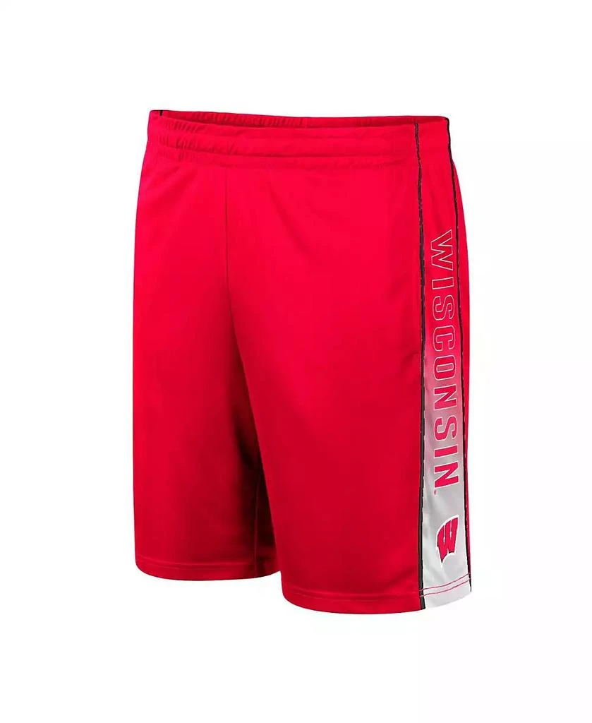 商品Colosseum|Men's Red Wisconsin Badgers Lazarus Shorts,价格¥226,第3张图片详细描述