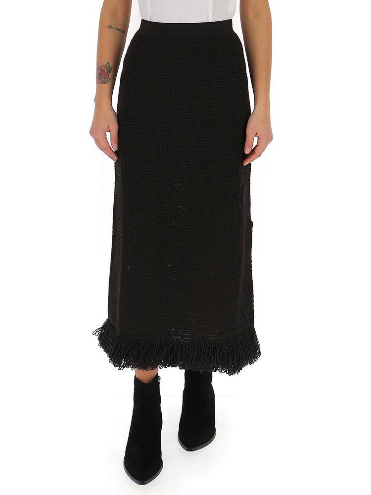 Bottega Veneta Knitted Midi Skirt商品第1张图片规格展示