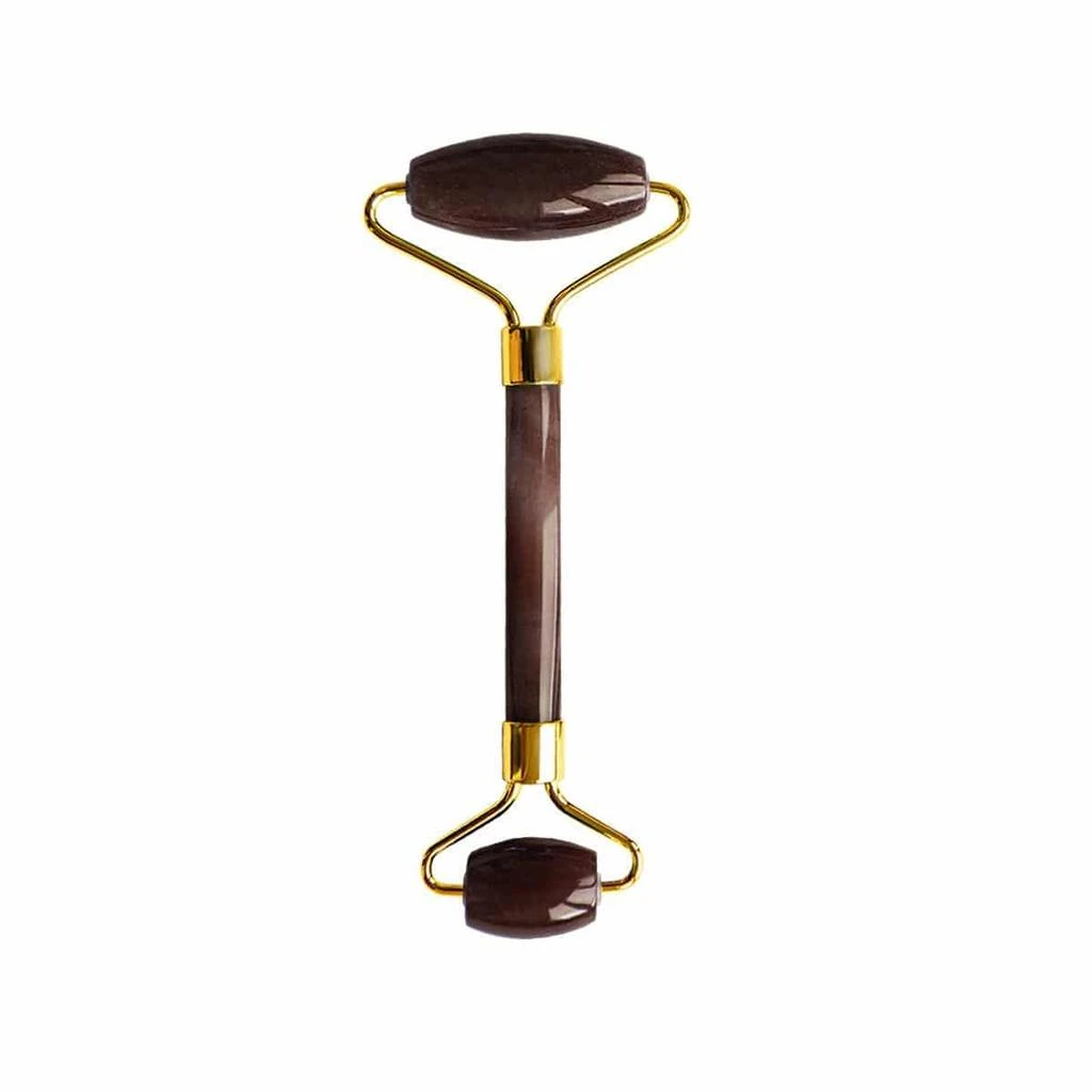 商品Dr. Botanicals|Tiger Eye Harmony and Balancing Facial Roller (Gold Metal Handle),价格¥159,第1张图片