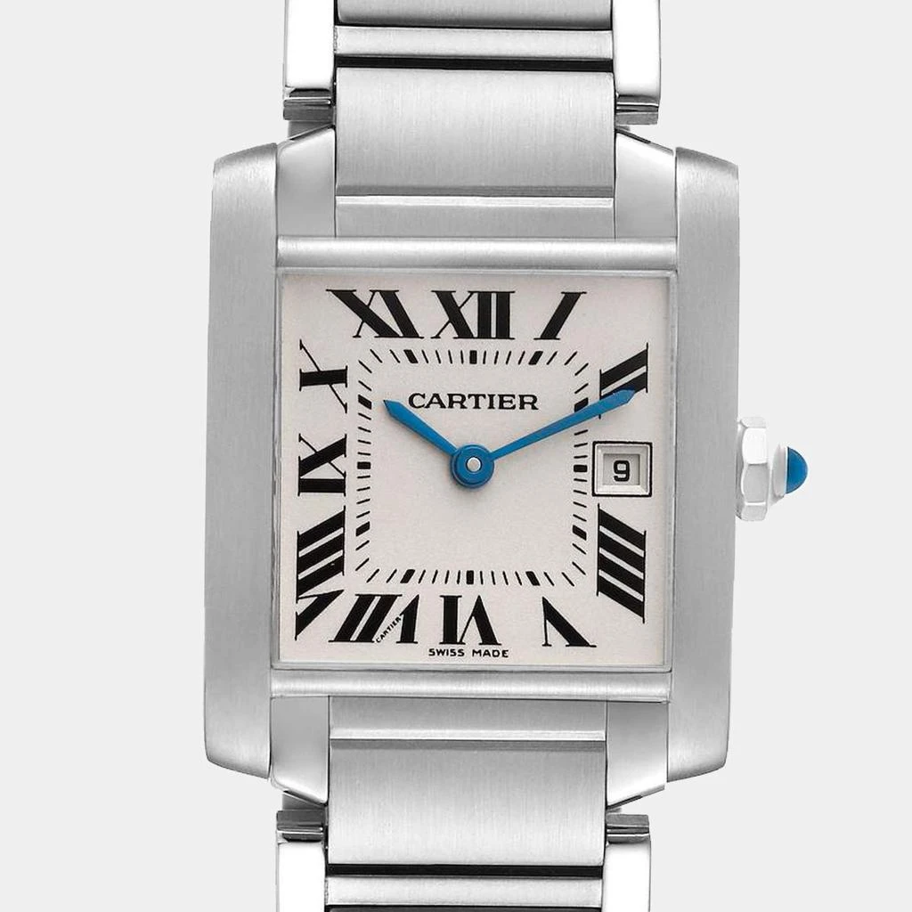 商品[二手商品] Cartier|Cartier Tank Francaise Midsize Silver Dial Steel Ladies Watch W51011Q3 25.0 X 30.0 mm,价格¥30119,第5张图片详细描述