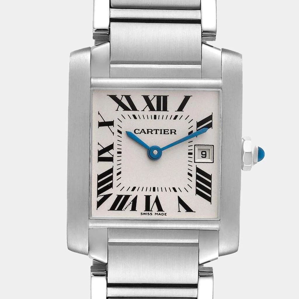 商品[二手商品] Cartier|Cartier Tank Francaise Midsize Silver Dial Steel Ladies Watch W51011Q3 25.0 X 30.0 mm ,价格¥34700,第5张图片详细描述