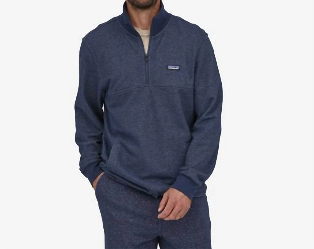 商品Patagonia|Mahnya Fleece Pullover In New Navy,价格¥723,第1张图片