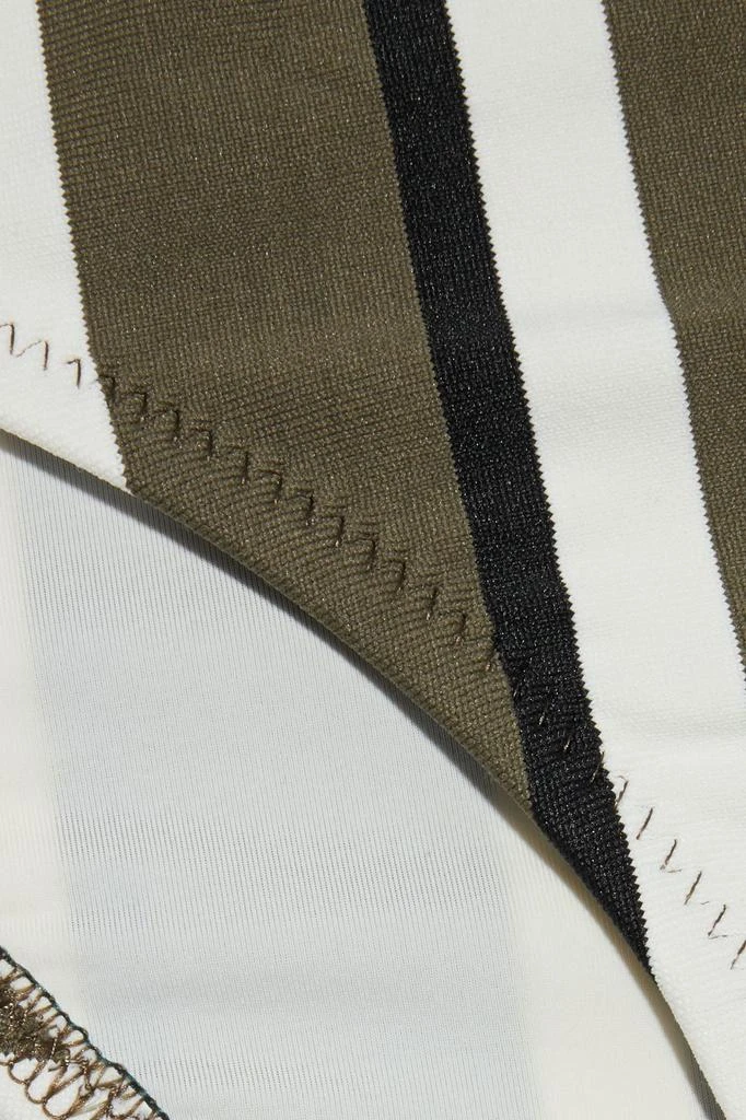 商品Solid & Striped|The Rachel striped low-rise bikini briefs,价格¥105,第2张图片详细描述