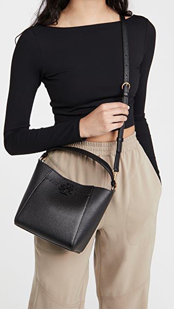 商品Tory Burch 汤丽柏琦|Mcgraw 小号水桶包,价格¥3311,第4张图片详细描述