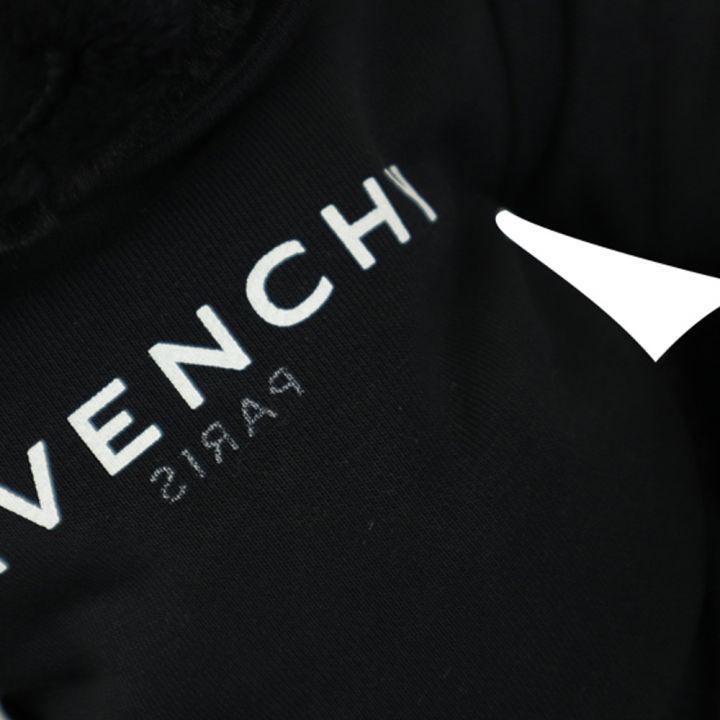 商品Givenchy|Black Plush Hoodie Teddy Bear,价格¥1302,第4张图片详细描述