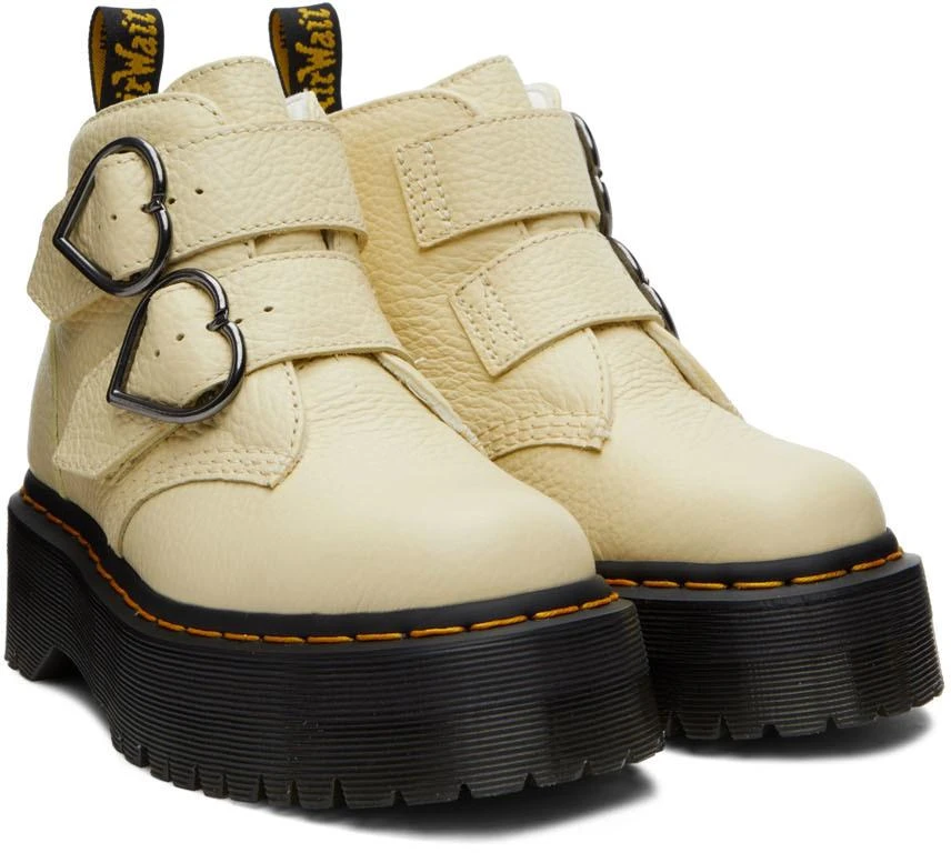 商品Dr. Martens|Off-White Devon Heart Platform Boots,价格¥978,第4张图片详细描述