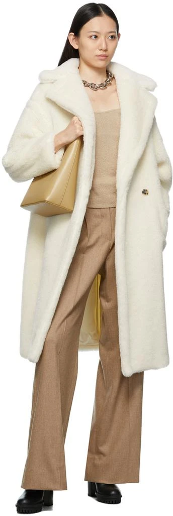 商品Max Mara|White Teddy Bear Icon Coat,价格¥28415,第4张图片详细描述