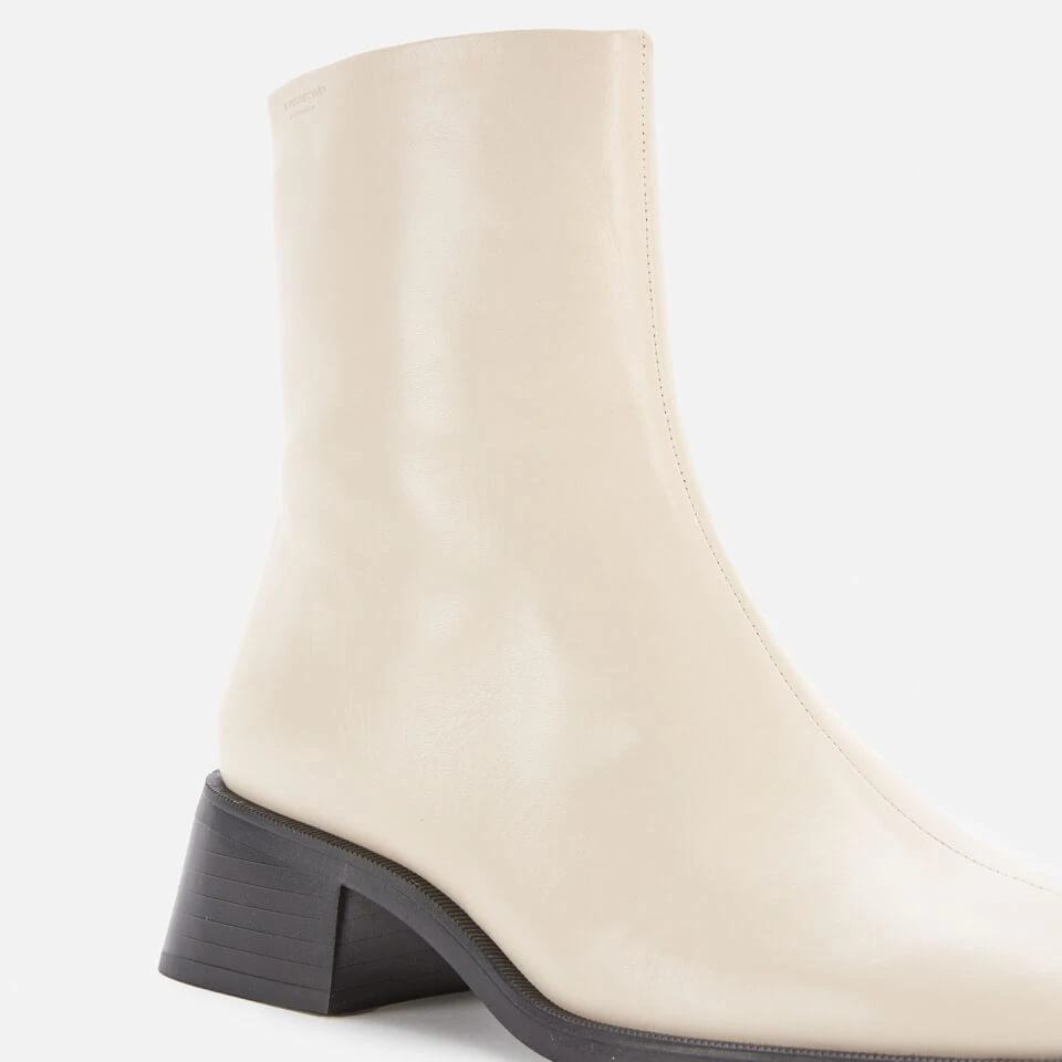 商品Vagabond|VAGABOND WOMEN'S BLANCA LEATHER ANKLE BOOTS - OFF WHITE,价格¥749,第4张图片详细描述