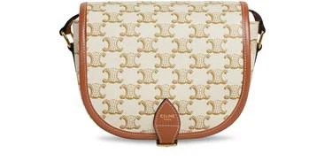 商品Celine|中号 Triomphe 帆布 Folco 手提包,价格¥13352,第2张图片详细描述