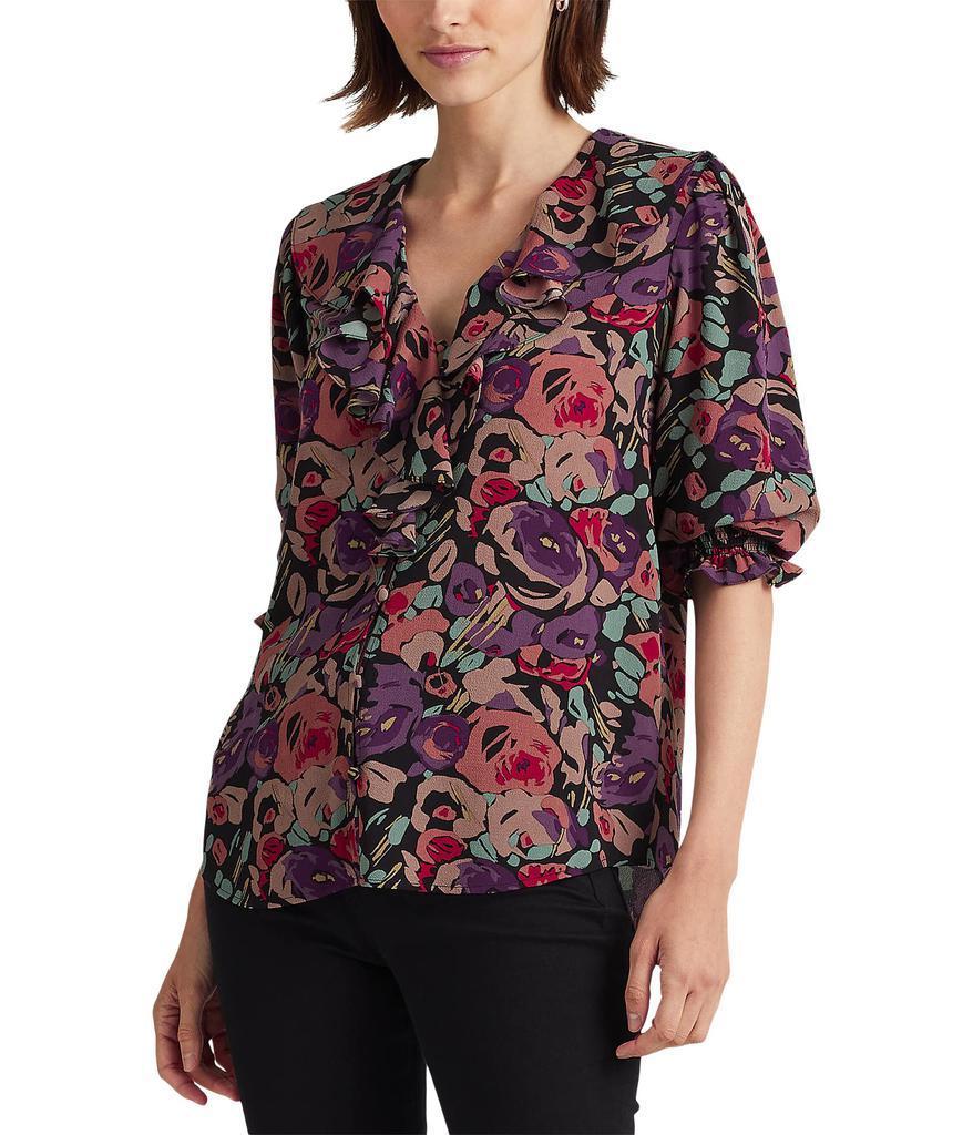 商品Ralph Lauren|Floral Crepe Blouse,价格¥1041,第1张图片