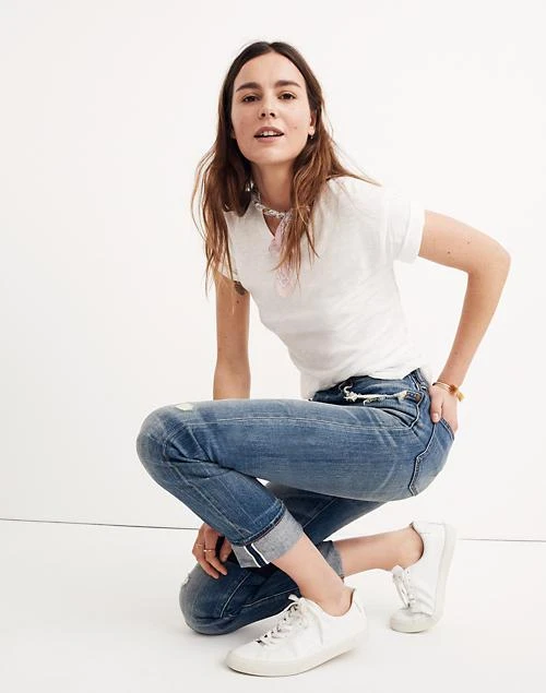 商品Madewell|Straight-Leg Jeans in Cloverdale: Selvedge Edition,价格¥792,第3张图片详细描述