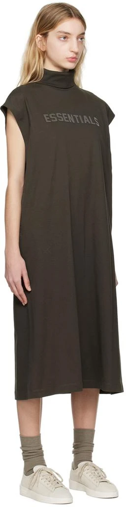 商品Essentials|Gray Sleeveless Midi Dress,价格¥324,第2张图片详细描述
