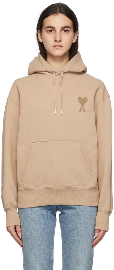 Beige Ami de Cœur Hoodie商品第1张图片规格展示