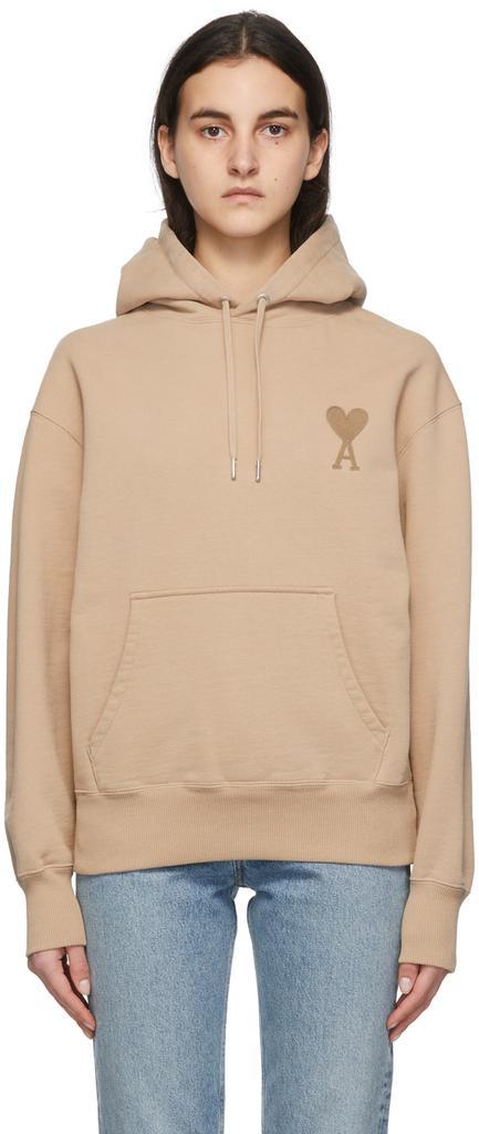 商品AMI|Beige Ami de Cœur Hoodie,价格¥3200,第1张图片