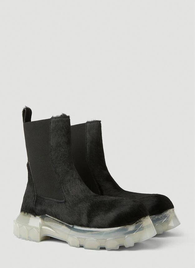 商品Rick Owens|Hairy Chelsea Boots in Black,价格¥7342,第2张图片详细描述