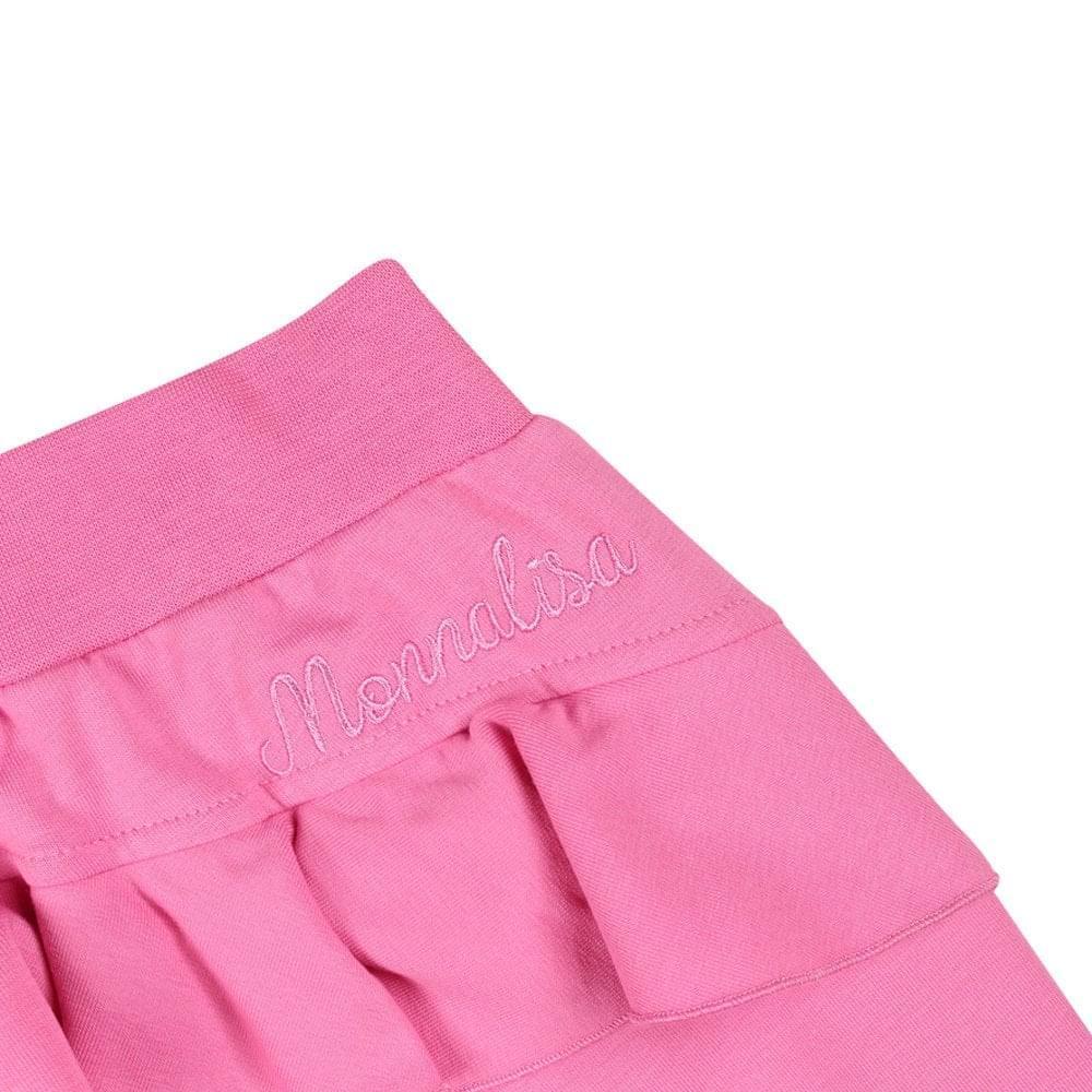 商品MONNALISA|Pink Ruffle Jogging Bottoms,价格¥235,第4张图片详细描述