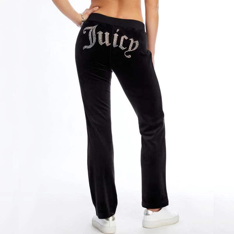 商品Juicy Couture|Juicy Couture Velour Pants - Women's,价格¥387,第2张图片详细描述