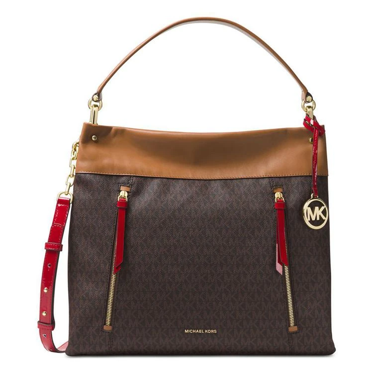 商品Michael Kors|MICHAEL  Signature Lex Large Hobo,价格¥1073,第1张图片