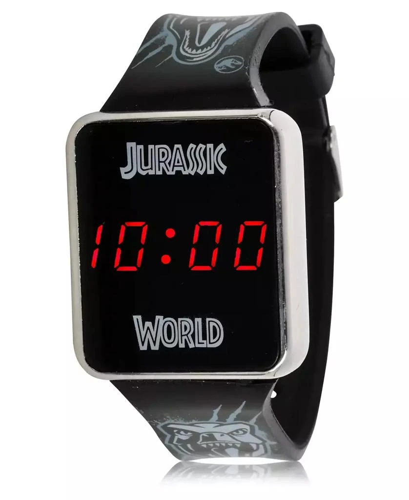 商品Accutime|Jurassic Park Kid's Touch LED Screen Black Silicone Strap Watch, 36mm x 33 mm,价格¥127,第1张图片