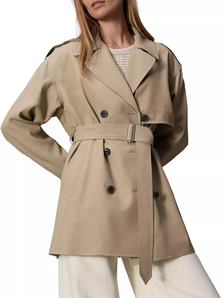 商品Rag & Bone|Beverly Cropped Trench Coat,价格¥5680,第3张图片详细描述