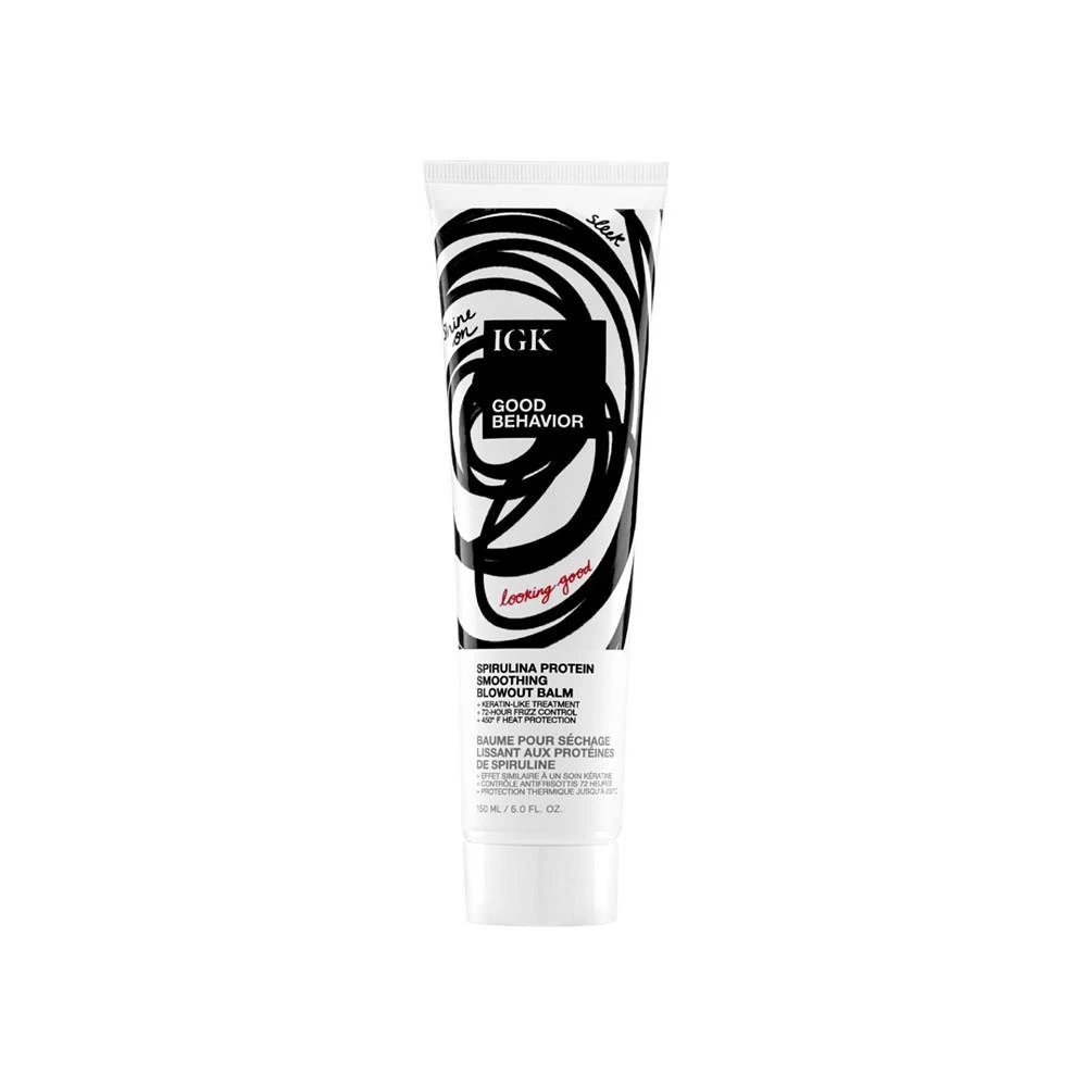 商品IGK Hair|Good Behavior Spirulina Protein Smoothing Blowout Balm,价格¥254,第1张图片