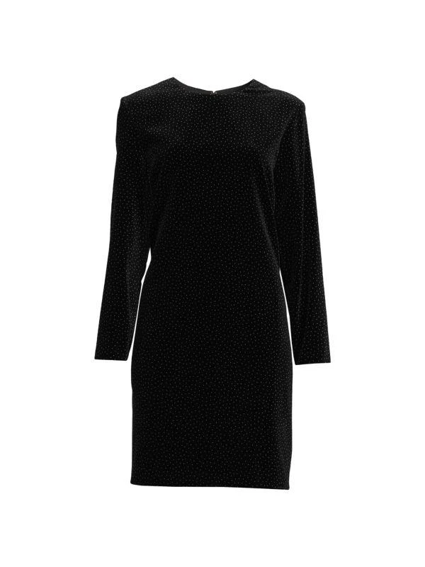 商品Theory|Wynter Studded Velvet Sheath Dress,价格¥517,第3张图片详细描述