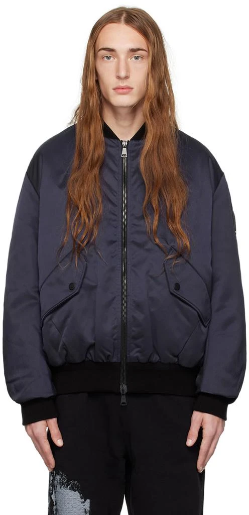 商品A-COLD-WALL*|Navy Overdye Bomber Jacket,价格¥8266,第1张图片