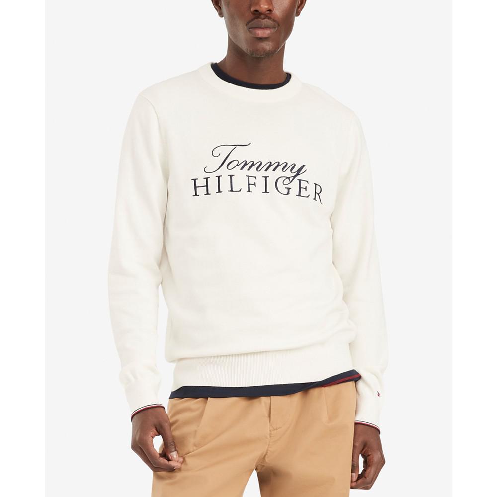 商品Tommy Hilfiger|Men's Niles Logo Crewneck Sweater,价格¥555,第1张图片