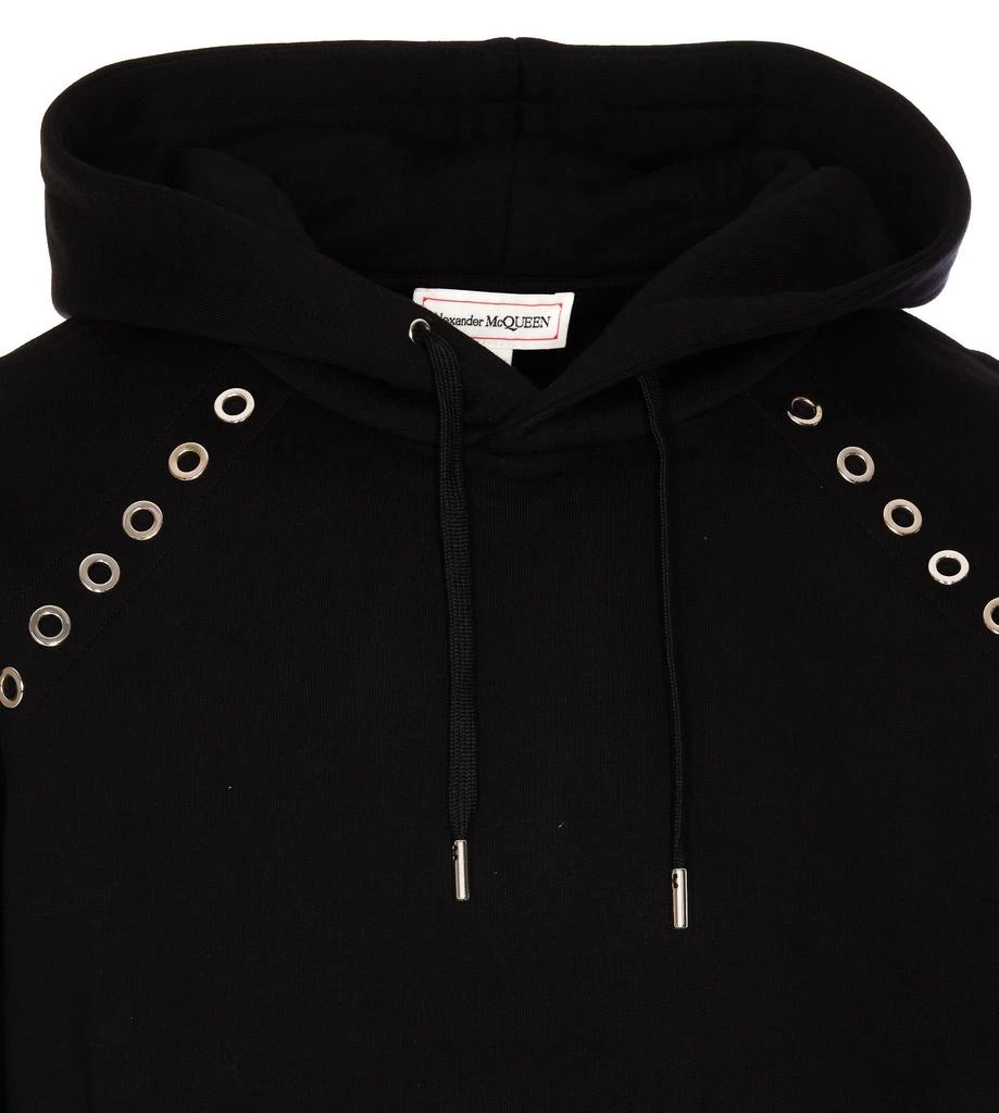 商品Alexander McQueen|Alexander McQueen Eyelets Detailed Hoodie,价格¥7648,第3张图片详细描述